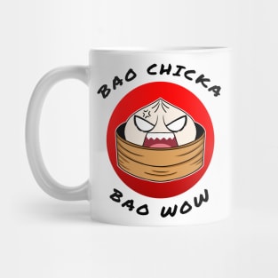 Bao chicka bao wow! (Rage bao) -food pun/ dad joke design Mug